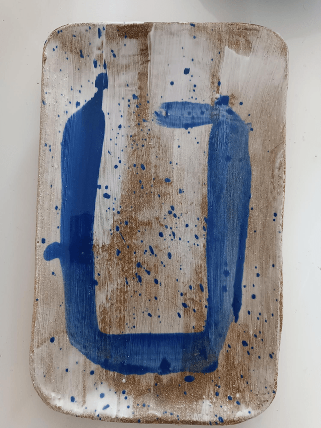 Bleu blanc grès roux GM 