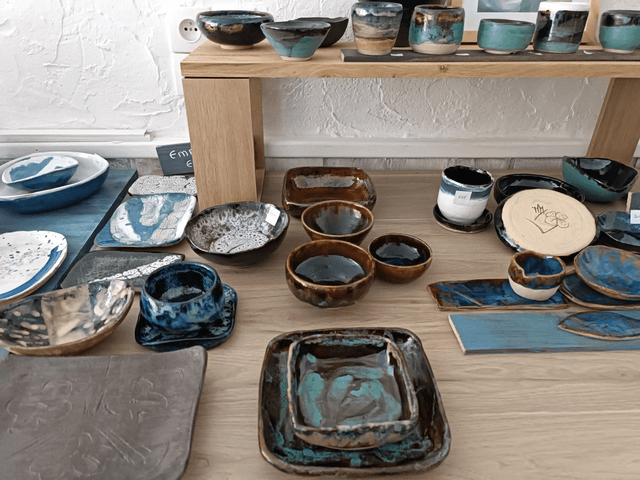 Ensemble  2 assiettes carrées 