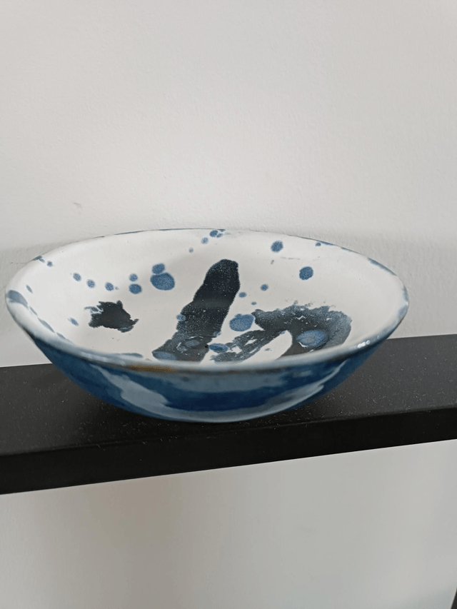 Bol plat effet pinceau 