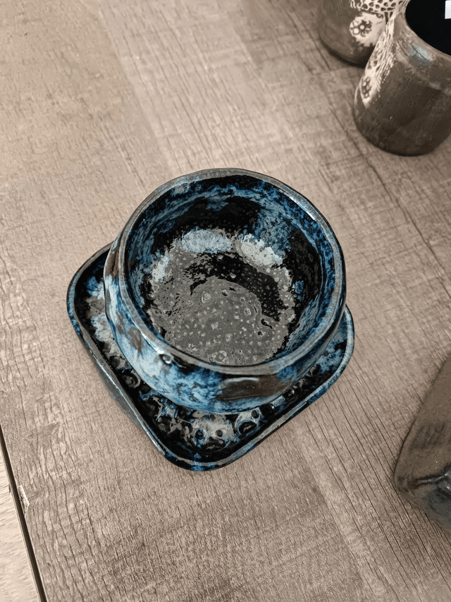 Bol plus coupelle carrée 
